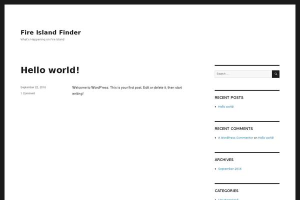 WordPress website example screenshot