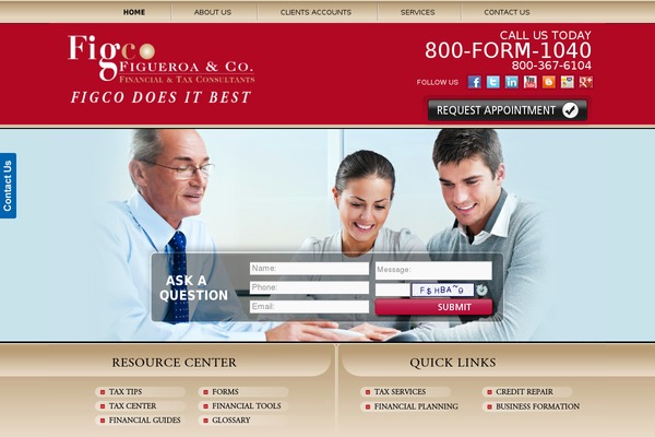 Site using Cforms plugin