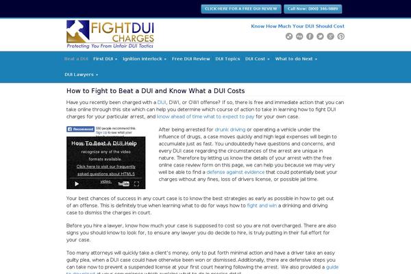 fightduicharges.com site used Themerchild