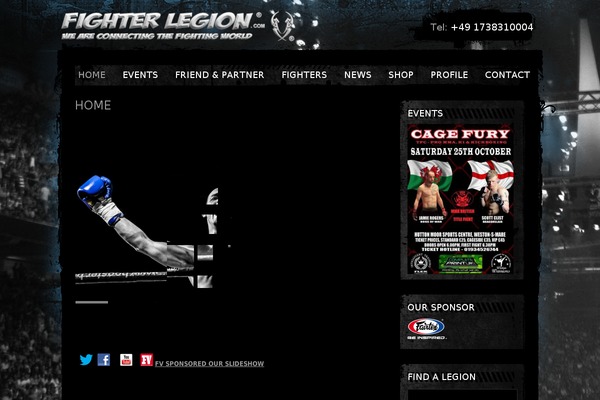 fighterlegion.com site used Sport_grunge_wordpress_theme