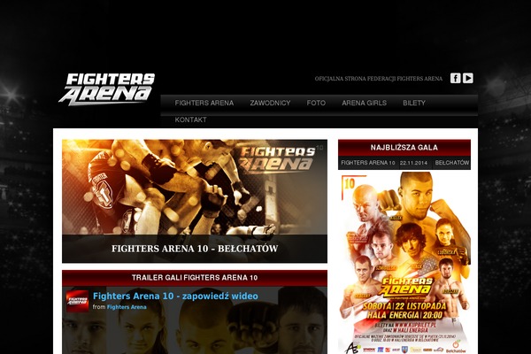 fighters-arena.com site used Koresponsive