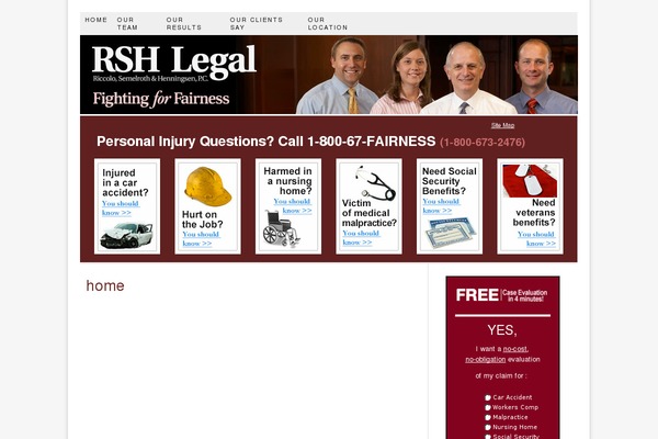 rshlegal theme websites examples