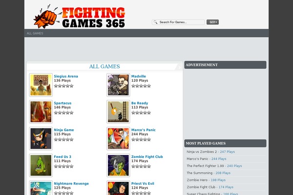 fightinggames365.net site used FunGames