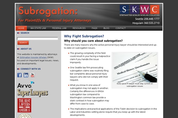 fightsubro.com site used Skwc_subrogation