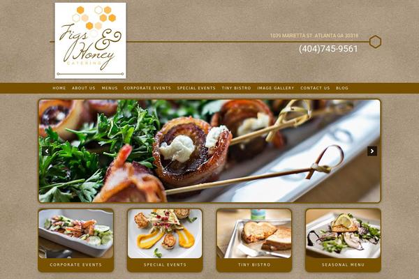 Responsive theme site design template sample