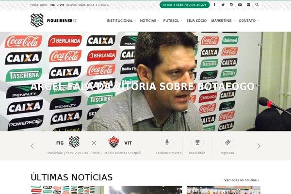 figueirense.com.br site used Figueirense