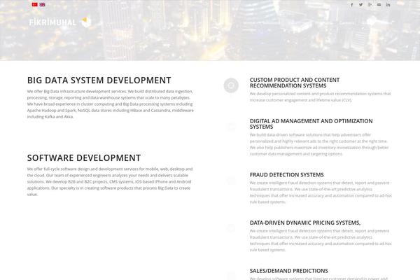 Enfold theme site design template sample