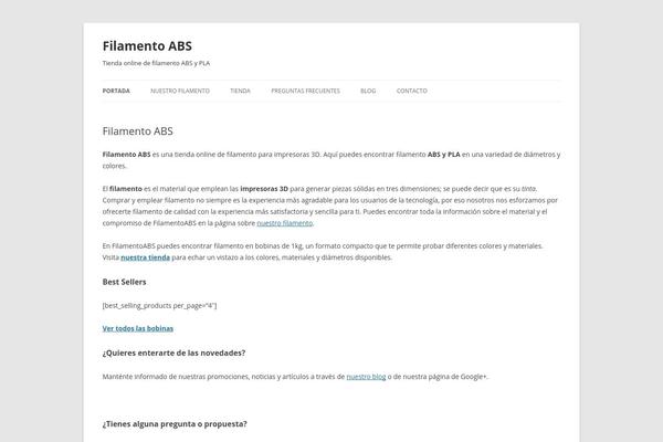 Twenty Twelve theme site design template sample
