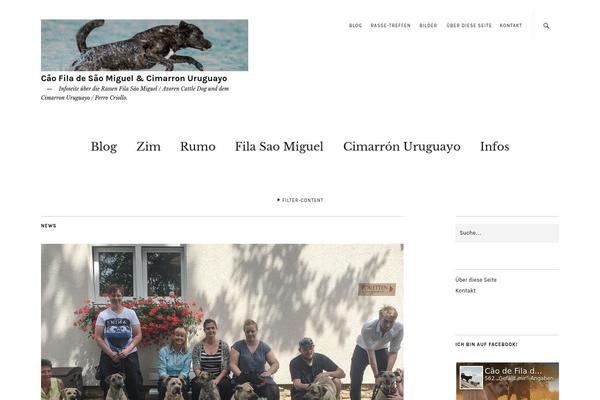 Hemingway theme site design template sample