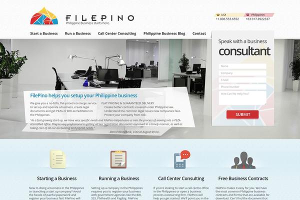 Twenty Twelve theme site design template sample