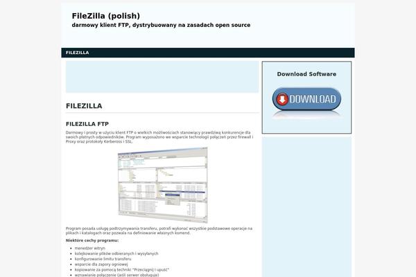 filezilla.pl site used Parnassa