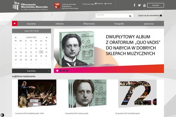 filharmonia.olsztyn.pl site used Philharmonic