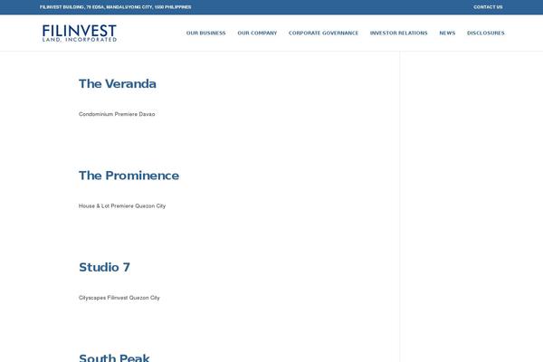 Mana theme site design template sample