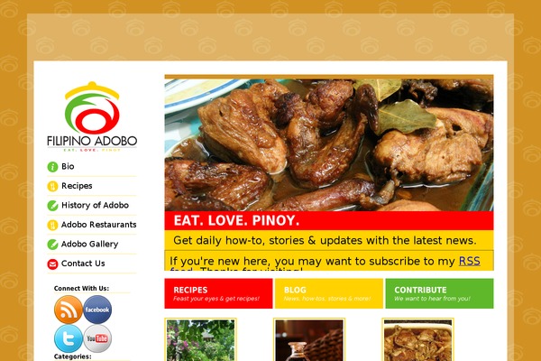 filipinoadobo.com site used Adobo