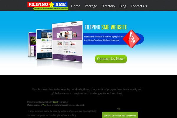 filipinosme.com site used Defaulttheme