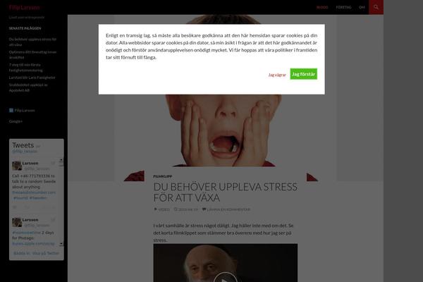 Twenty Fourteen theme site design template sample