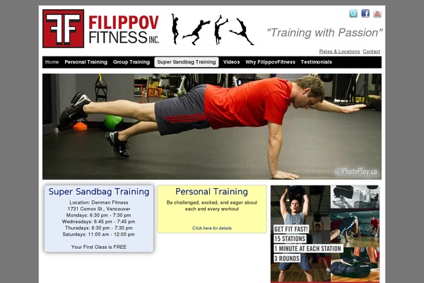 filippovfitness.ca site used Filippovfitness