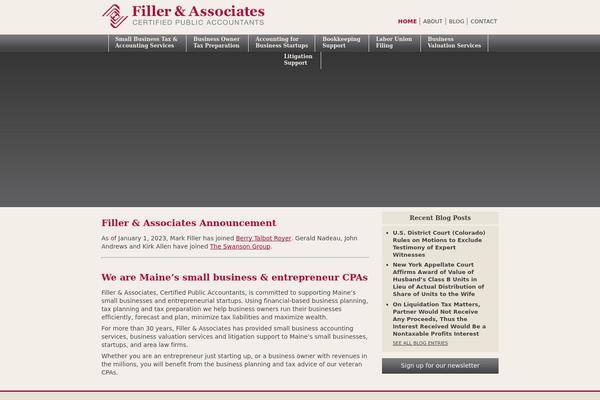 filler.com site used Fillerassociates
