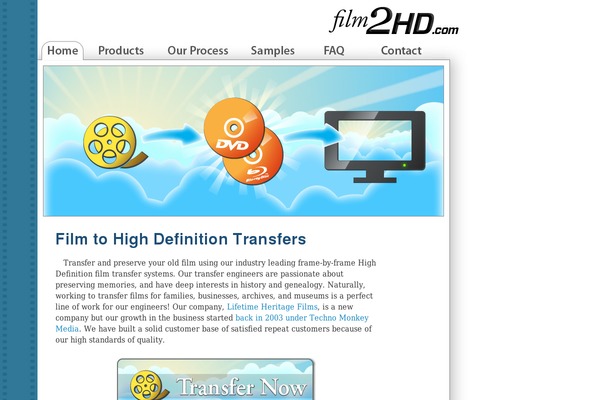 film2hd.com site used Clean Blue