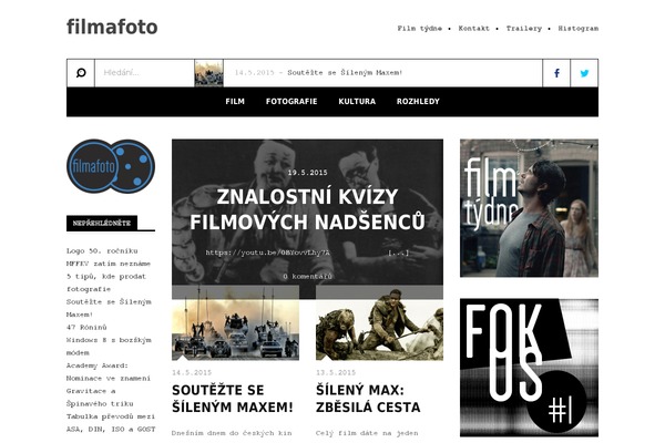 filmafoto.cz site used Versatile