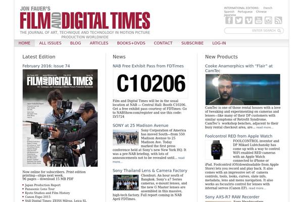 filmanddigitaltimes.com site used Fdtimes_cms