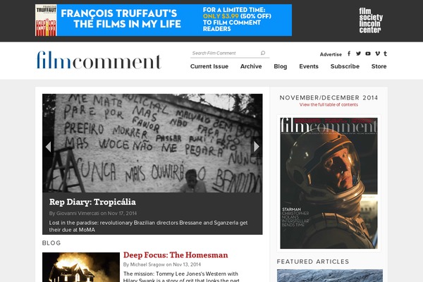 filmcomment.com site used Filmcomment