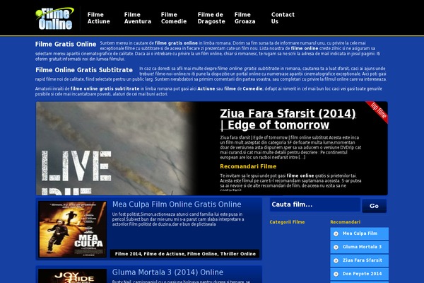 MovieSitePress theme websites examples