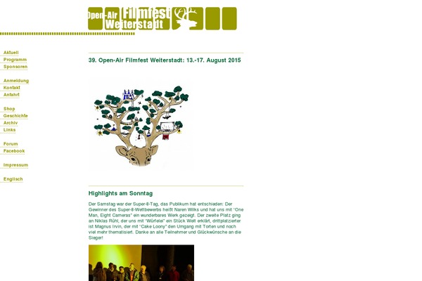 filmfest WordPress theme, websites list used filmfest theme filmfest theme websites examples