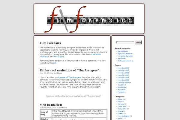 filmforensics.com site used Andrew