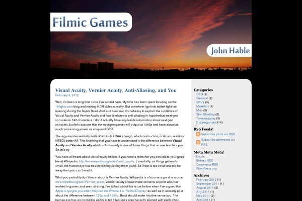 filmicgames.com site used Filmicgames