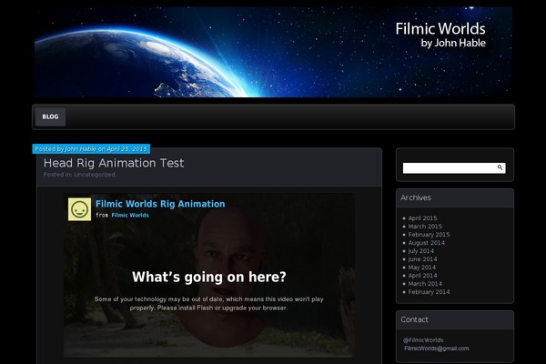 filmicworlds.com site used Parament-mod