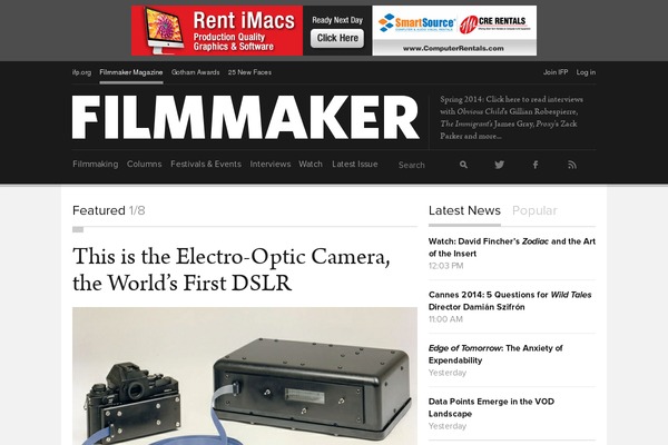 filmmakermagazine.com site used Filmmaker