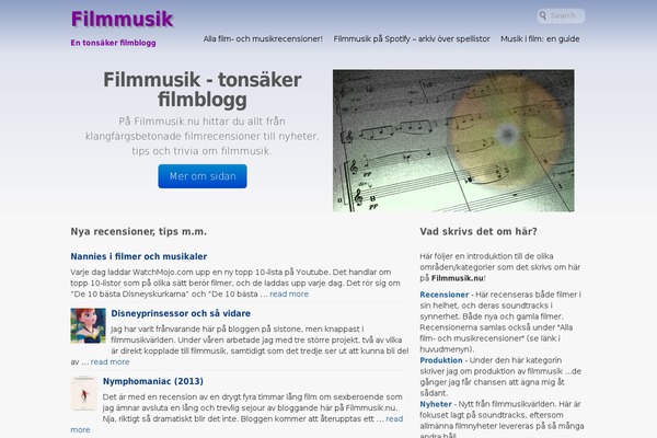 filmmusik.nu site used Voyage