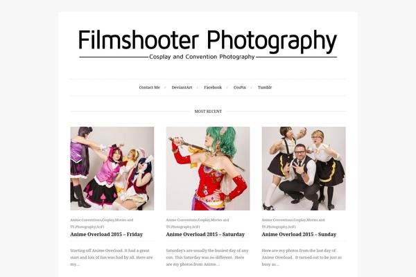Photo theme site design template sample