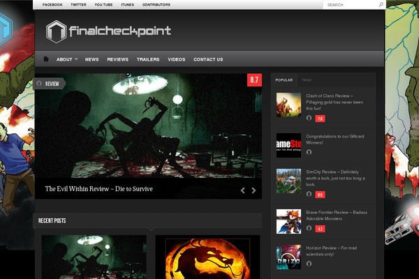 finalcheckpoint.com site used Made-theme