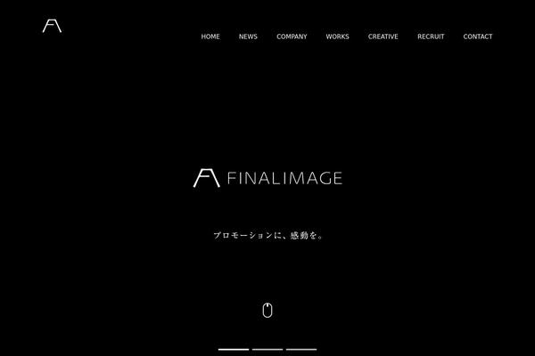 finalimage.jp site used Finalimage