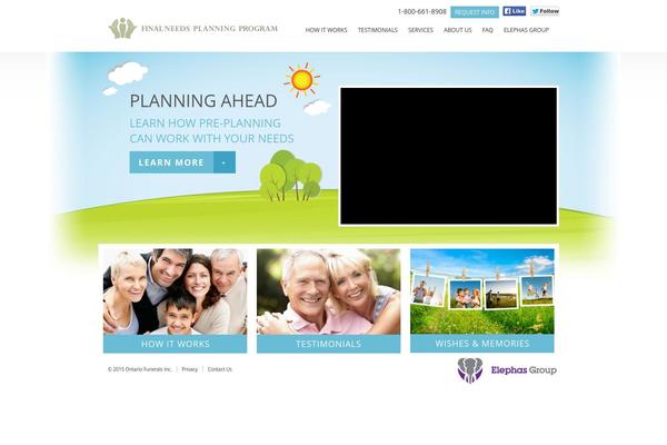 finalneedsplanning.ca site used Final-needs