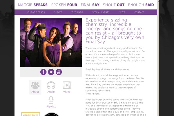 finalsay.com site used Chicagobands
