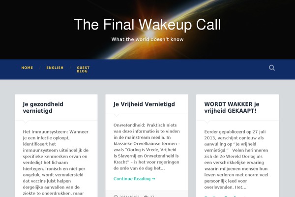 finalwakeupcall.info site used Baskerville