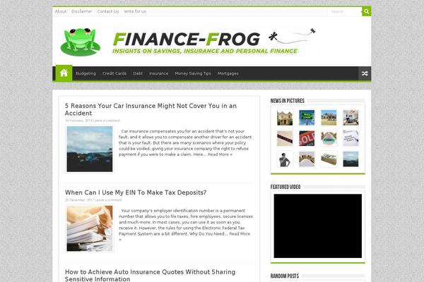 WordPress website example screenshot