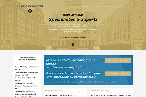 finance-recrutement.fr site used Finance-recrutement