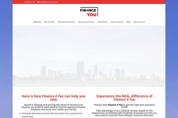 WordPress website example screenshot