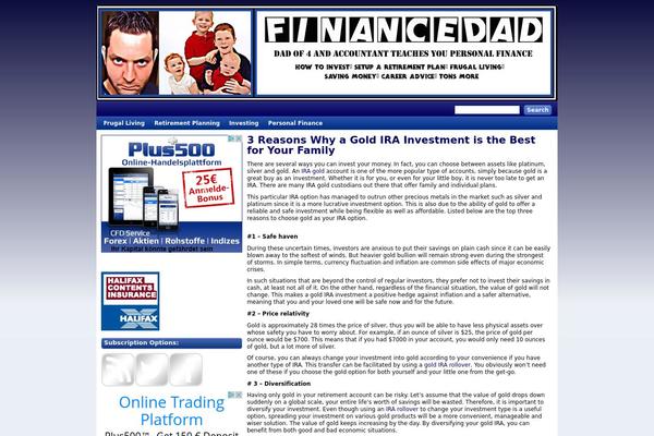 financedad.com site used Heatmaptheme