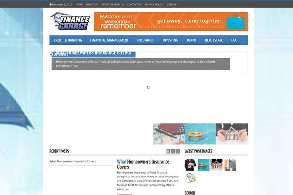 Reportage website example screenshot
