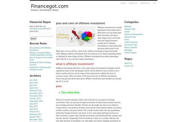 WordPress website example screenshot