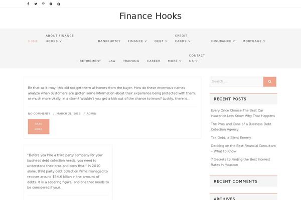 financehooks.com site used The WP