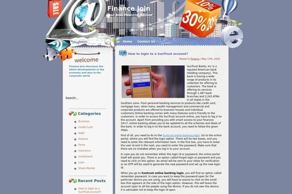 WordPress website example screenshot