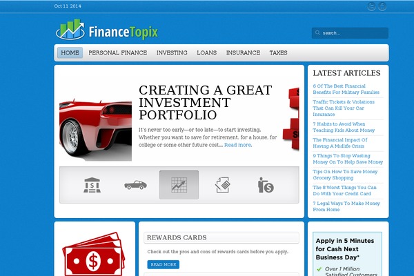financesherpas.com site used Cloud