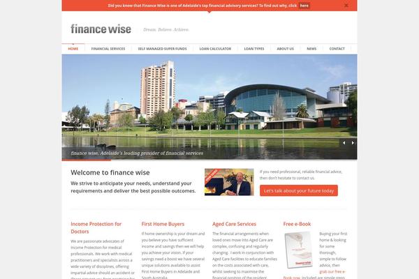 financewise.net.au site used Financewise