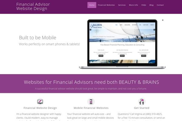 financialadvisorwebsitedesign.com site used Websitedesign